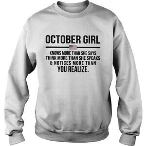 October Girl Knows More Than She Says Think More Than She Speaks